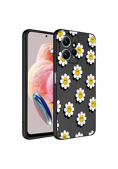 Realme C55 İle Uyumlu Premier Kalite Özel Üretim Baskılı Silikon Telefon Kılıfı Bc 7 Siyah