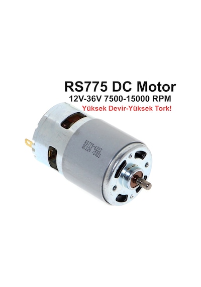 Rs775 Dc Motor 12V-36V 7500-15000 Rpm