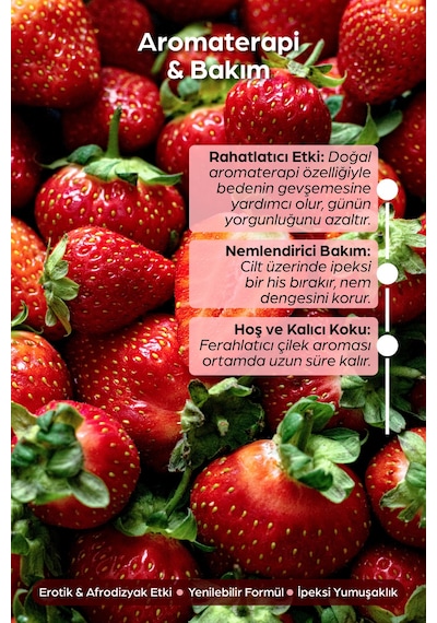 Çiftlere Özel Masaj Yağı Seti 2 Adet 250 Ml Çilek Aromalı Yenilebilir Bakım Yağı - 502141675