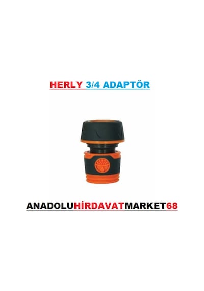 Herly Stoplu Hortum Musluk Bağlantı Adaptörü 3/4 Adaptör