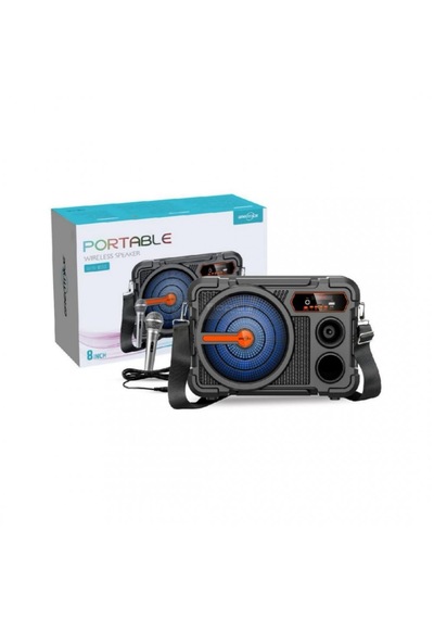 Gts-1833 8" İnç Yan Speaker Portable