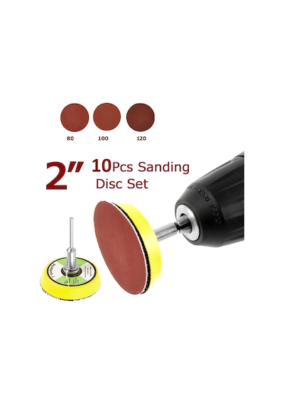 50Mm Mini Cırt Taban Ve Zımpara Seti Mini Grinder Kinalar Için