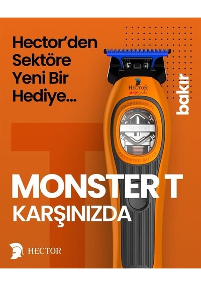 Hector Tıraş Makinesi Monster T Turuncu