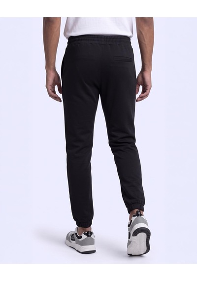Kappa Authentic Olsix Tur Erkek Siyah Oversize Eşofman Altı