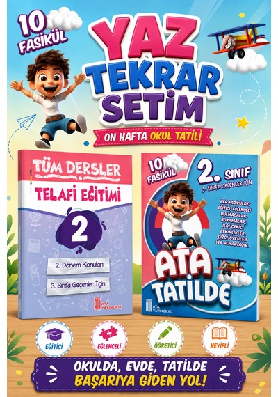 2. Sınıf Ata Tatilde + Tüm Dersler Telafi Eğitimi Eski Basım