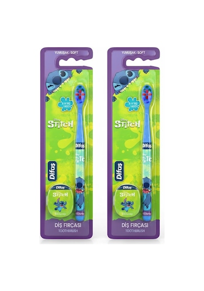 Difaş Stitch Diş Fırçası 8-14 Yaş 2 Adet