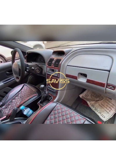 Volkswagen Laguna 1 Gül desenli Maun Full Set,Torpido Maun Kaplama (Gül desenli Maun)
