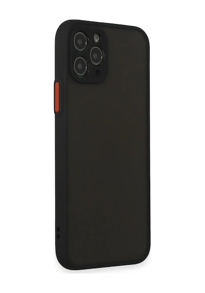 Apple Uyumlu iPhone 11 Pro Kılıf Montreal Silikon Kapak - Siyah 0.2M-Çok Renkli