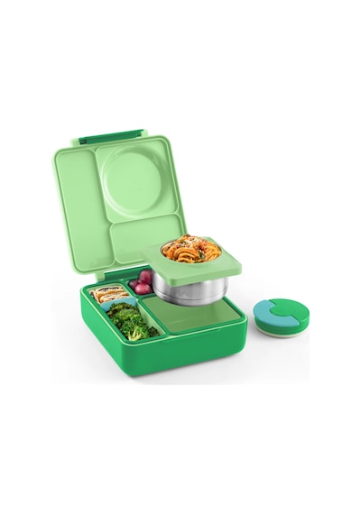 Omiebox - Isı Yalıtımlı Elma Yeşili Bento Yemek Kutusu Diğer