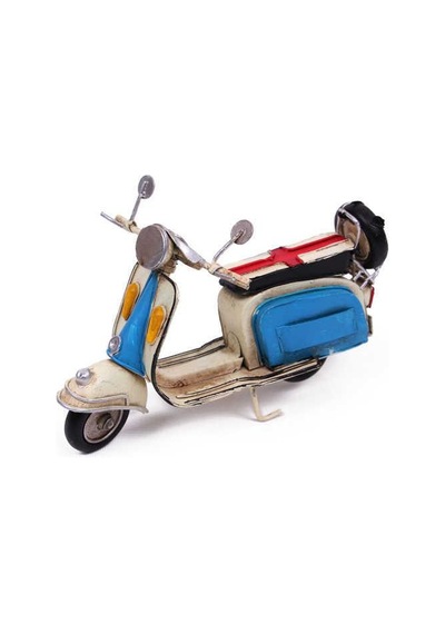 Dekoratif Metal Scooter Vintage Dekoratif Ev Ofis Hediyelik -