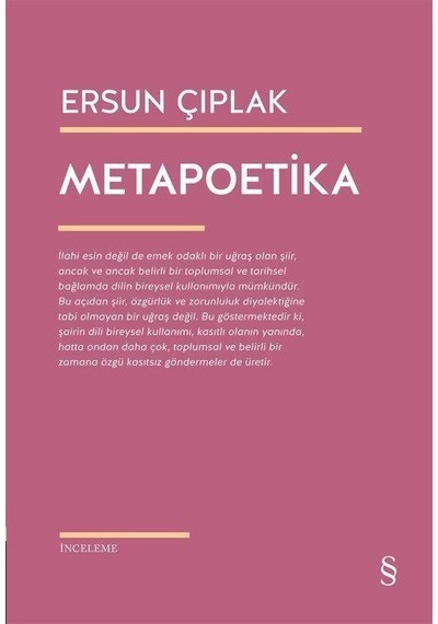 Metapoetika / Ersun Çıplak