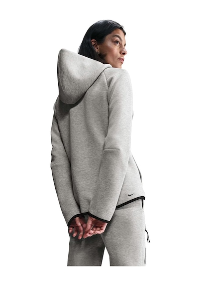 Nike Tech Fleece Windrunner Hoodie Gri Kadın Sweatshirt Hv6747-063