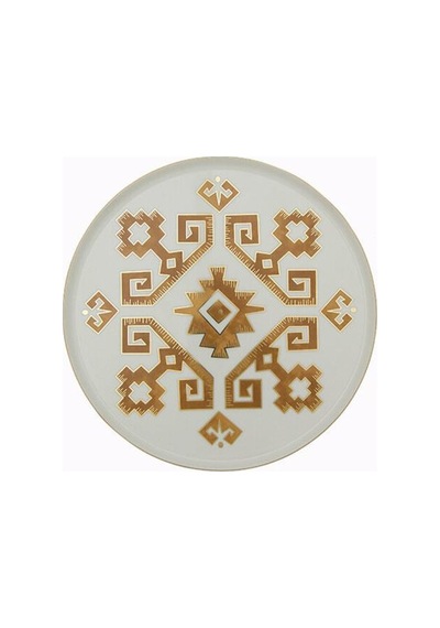 Porland Arabesque Desen1 Düz Tabak 18cm
