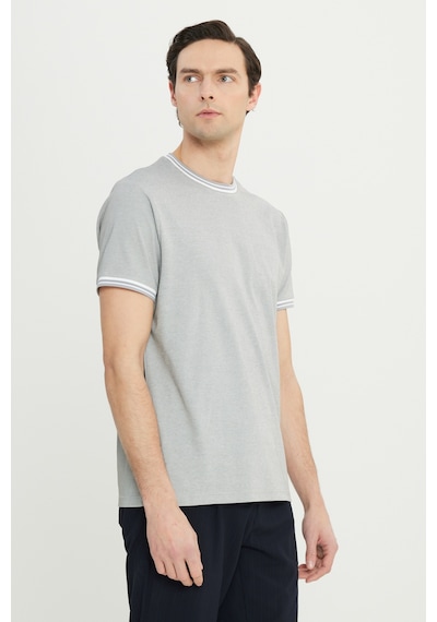 AC&Co / Altınyıldız Classics Erkek Acık Grı Pamuklu Slim Fit Dar Kesim Bisiklet Yaka Tişört Acık Grı Açık Gri AC&Co / Altınyıldız Classics Erkek Acık Grı Pamuklu Slim Fit Dar Kesim Bisiklet Yaka Tişört Acık Grı Açık Gri