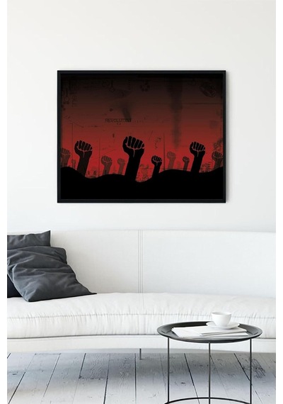 Pster10644 Devrim Çerçeveli Tablo 2 40x50cm 7/8 Yaş