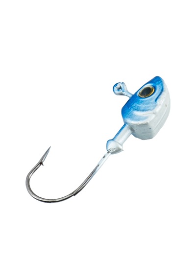 Jighead - Zoka - Kurşunlu Olta İğnesi - Xh-a 11 - Mavi Beyaz - 8 Gr - 10 Adet
