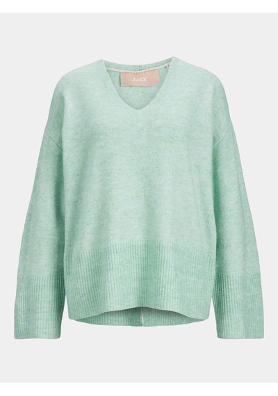 Jack&jones Jjxx Oversize V Yaka Kadın Kazak - Minimalist & Rahat Mavi