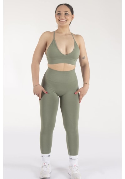 Nature The Brand Ntb İp Askılı V Yaka Sporcu Sütyeni, Fitness, Yoga, Pilates, Koşu, Antrenman Mavi