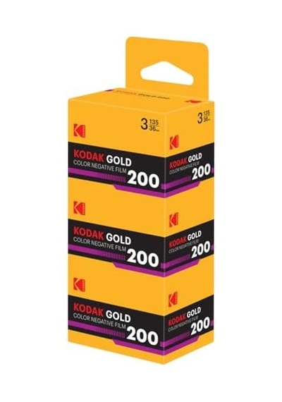 Gold200 35mm 36 Poz Renkli Negatif Analog Fotoğraf Filmi 3'lü Paket 135 Iso 200 Gün Işığı Retro 1980s