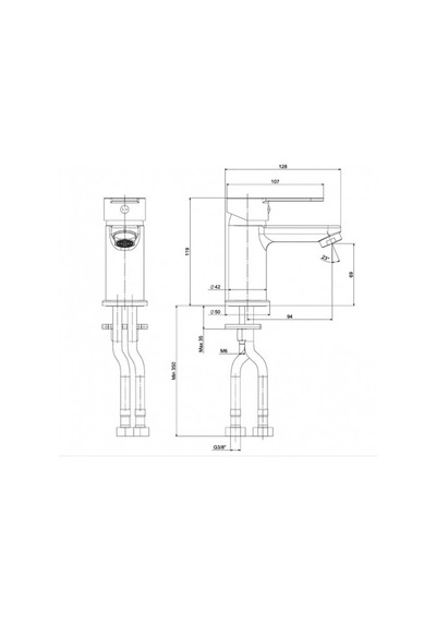 Nsk Molera N3017302 Lavabo Bataryası Krom