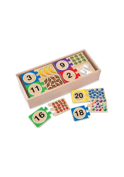 Melissa And Doug Ahşap Sayılar Eşleştirme Yapbozu