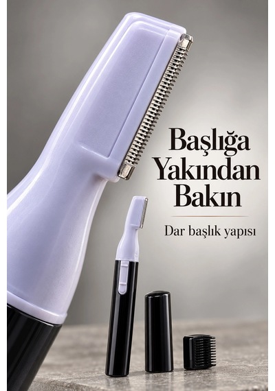 Kaş Ve Bıyık Şekillendirici İnce Başlıklı Sakal Düzeltici