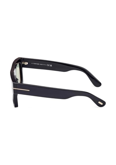 Tom Ford Tf 0711 01n 53 Unisex Kare Siyah Kemik Güneş Gözlüğü Siyah