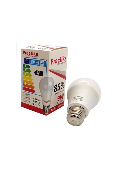 Genel Markalar Proich Led Ampul Beyaz Renk 9 Watt Tasarruflu 10 Lu Paket