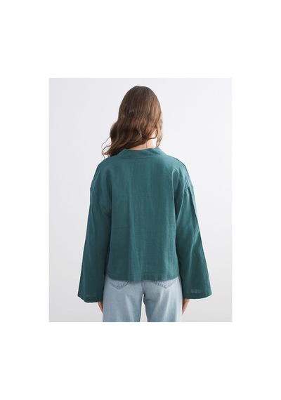 LC Waikiki Alıta Cıty Farkıyla Lcw Modest Yeşil Müslin Düz Kadın Kimono Yesil - 931517979 Yesil LC Waikiki Alıta Cıty Farkıyla Lcw Modest Yeşil Müslin Düz Kadın Kimono Yesil - 931517979 Yesil