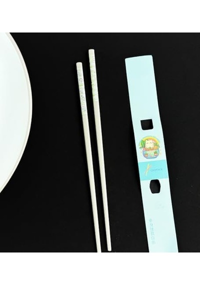 Desenli Metal Chopstick Yeşil Açık Ceviz Desenli Metal Chopstick Yeşil Açık Ceviz