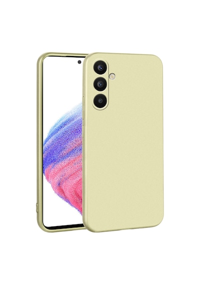 Zore Galaxy A34 Kılıf Nvth Premier Silikon Kapak - Gold