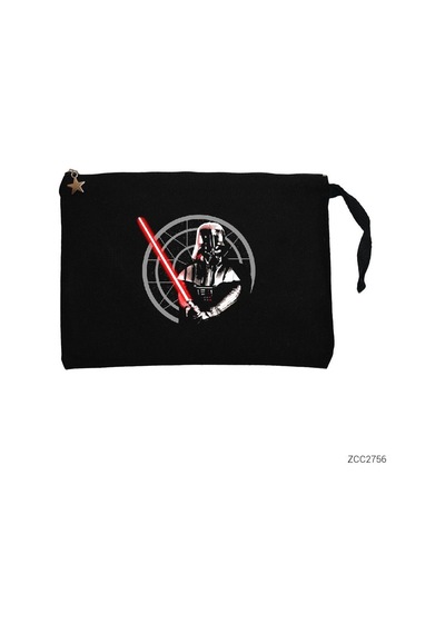 Zepplin Giyim Star Wars The Enemy Siyah Clutch Astarlı Cüzdan / El Çantası