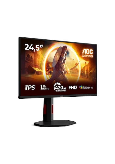 Aoc 25G4KUR 24.5" 420 Hz Oc 1 MS Hdmı Dp Adaptivesync Hdr400 Pivot FHD Fast IPS Gaming Monitör