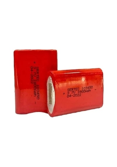 103450 Li-ion 3.7v 1800mah Prizmatik Şarjlı Pil