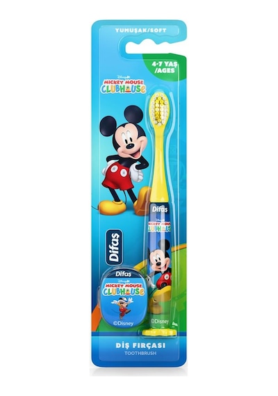 Difaş Mickey Mouse Yumuşak Kıllı Diş Fırçası 4-7 Yaş