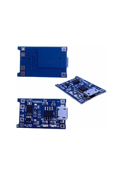 Tp4056 Micro Usb Korumalı 18650 Pil Şarj Devresi