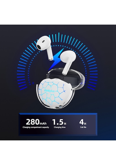 Lenovo Thinkplus LP80 Pro RGB TWS Bluetooth 5.3 Kulak İçi Kulaklık