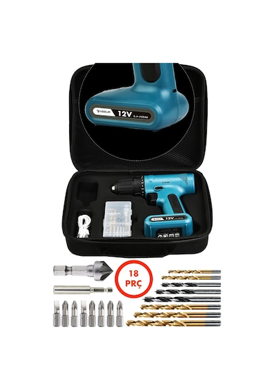 Assur ASR002 12V Usb Şarjlı Matkap Vidalama Dahili Batarya Mavi Assur ASR002 12V Usb Şarjlı Matkap Vidalama Dahili Batarya Mavi