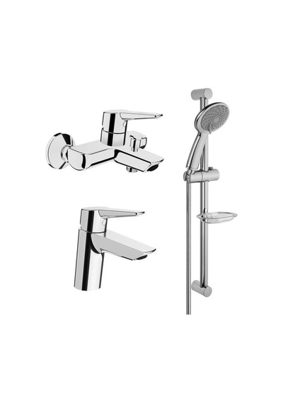 Artema Solid S A42440 Banyo + Lavabo Bataryası + Artema Samba 3f Sürgülü Duş Takımı