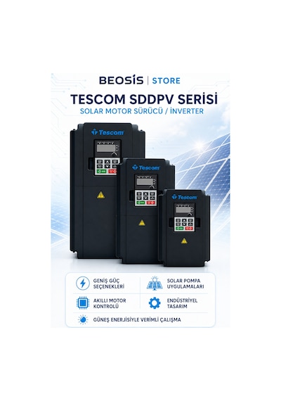 Tescom Sddpv30k Tescom Sddpv30k 30kw Solar Motor Sürücü İnverter