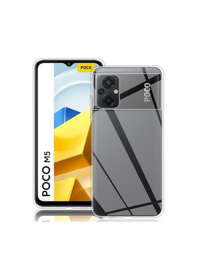 Xiaomi Poco M5 ile Uyumlu Kapak 1mm Süper Silikon Şeffaf Kılıf