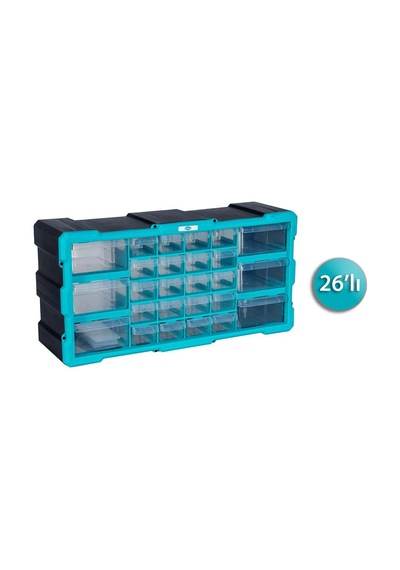 Eurostar Kkd5126 Yatay Monoblok Organizer Çekmece Seti 26'lı