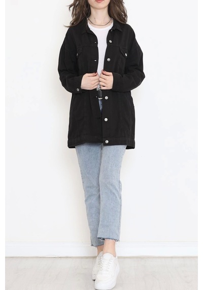 Gabardin Ceket Siyah2 - 9002.1367.
