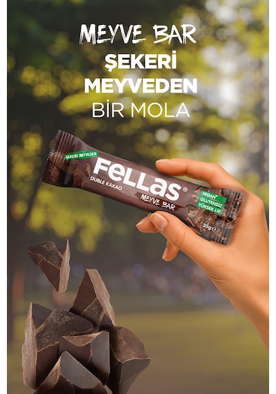 Fellas Meyve Bar - Duble Kakaolu 35g x 12 Adet