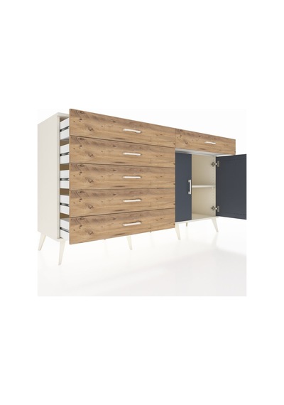 Hyperion Konsol Tek Raflı 6 Çekmeceli 2 Kapaklı 176x44x99 Aytaşı- Aytaşı-antrasit/çam Hyperion Konsol Tek Raflı 6 Çekmeceli 2 Kapaklı 176x44x99 Aytaşı- Aytaşı-antrasit/çam