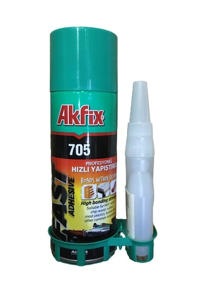 Akfix 705 Mdf Kit Hızlı Yapıştırıcı 200Ml+50Gr