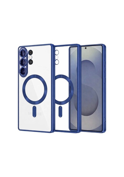 Samsung Galaxy  Uyumlu  S26 Ultra Kross Magneticsafe Kapak - Lacivert