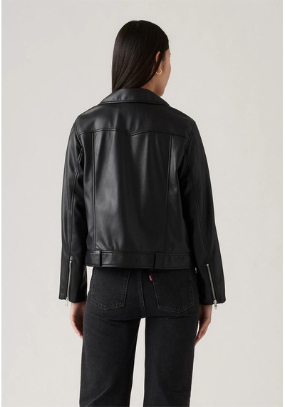 Levi's Kadın Fonksiyonel Kendal Moto Biker Deri Ceket - A9373-0000 001
