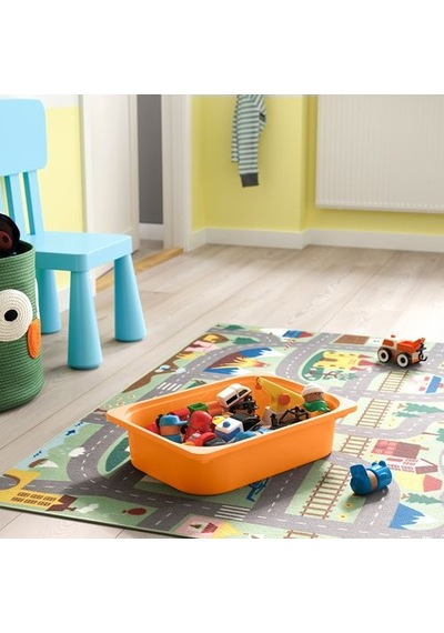 Ikea Trofast Saklama Kutusu, Açık Turuncu, 42x30x10 Cm
