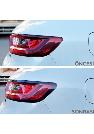 Renault Megane 4 Stop Çerçeve Sticker-Kolay Uygulama-Uzun Ömürlü